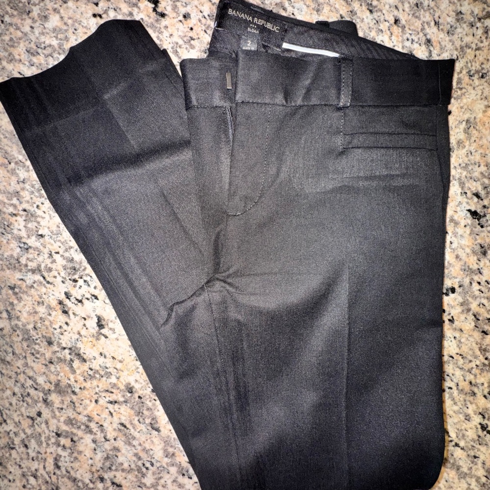Banana Republic Black Sloan Pants